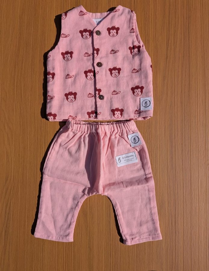 Organic Muslin Vest and Pant Combo