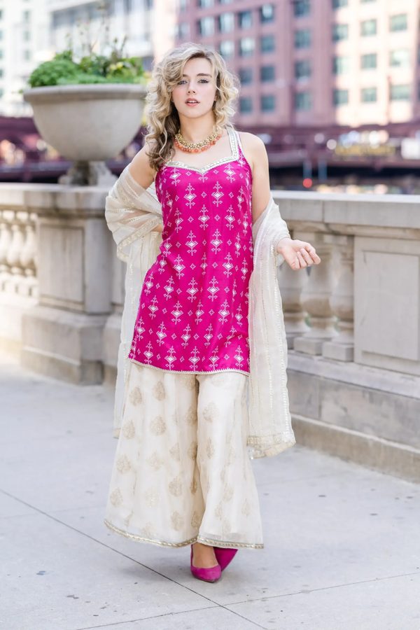 Rubellite Sharara Set
