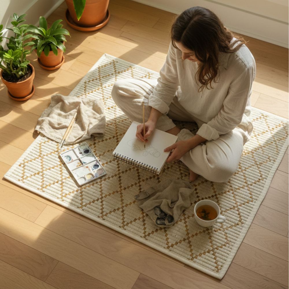 Handwoven Floor Mat